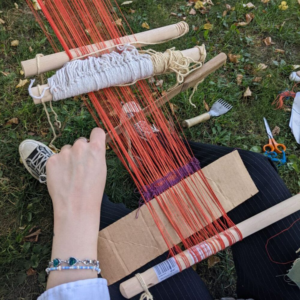 Weaving workshop by Marijonas Verbel ⎜Venice