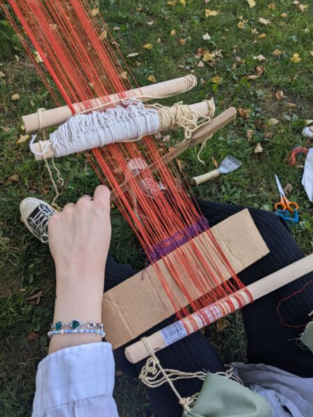 Weaving workshop by Marijonas Verbel ⎜Venice