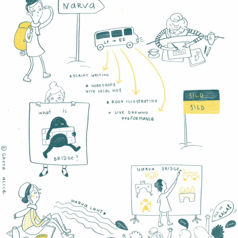 В Нарву приедет писательница Вероника Кивисилла и иллюстратор Грета Алиса Лиекете для участия в программе детской литературной резиденции