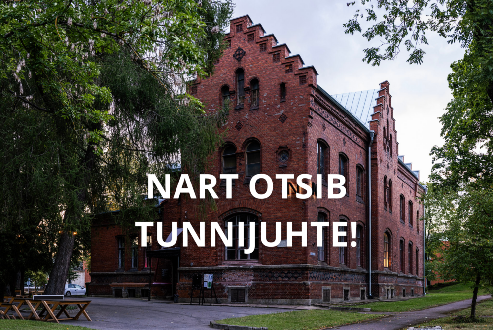 NART otsib tunnijuhte! Tööamps kunstiresidentuuri majas ja näitustel. 