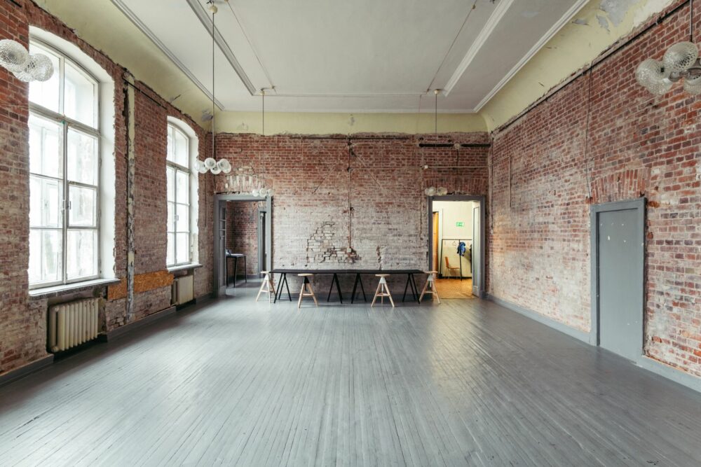 The art residency gallery and studio rooms are available for rent!