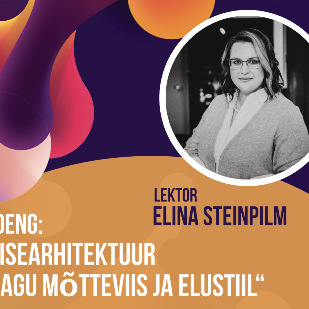 Elina Steinpilm’s lecture “Interior Design as Mindset and Lifestyle” ат the Jõhvi Central Library