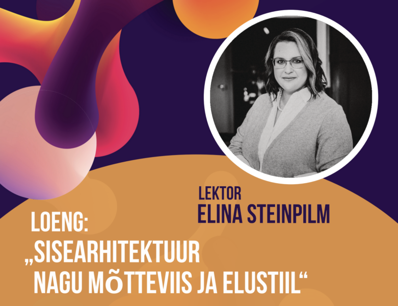 Elina Steinpilmi loeng “Sisearhitektuur nagu mõtteviis ja elustiil” Jõhvi keskraamatukogus