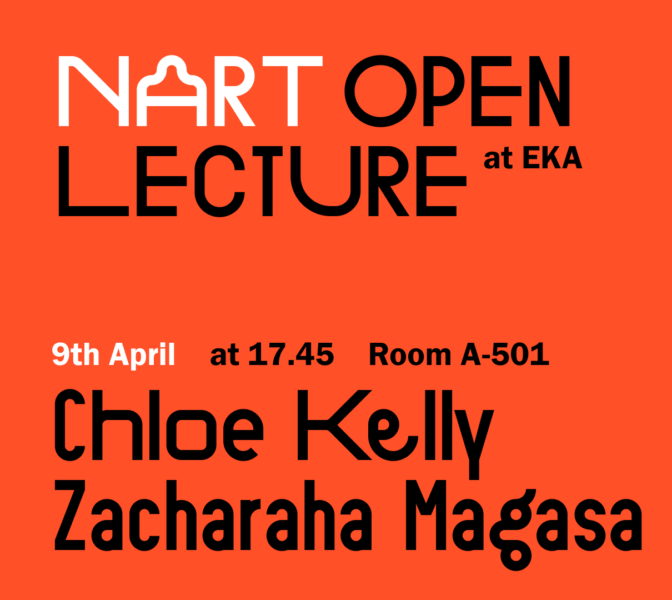 NARTi avatud loeng EKAs – Chloe Kelly and Zacharaha Magasa
