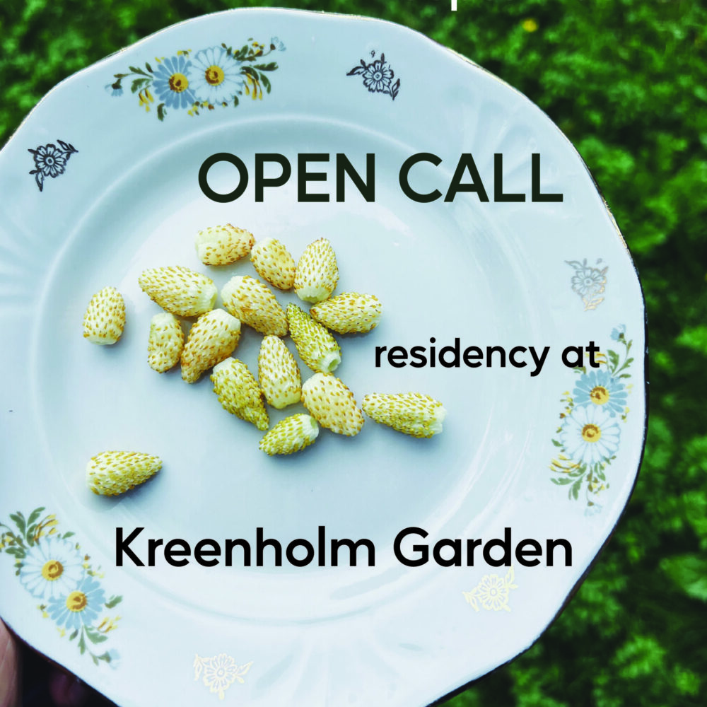 Open call for an artist residency at Kreenholm Garden