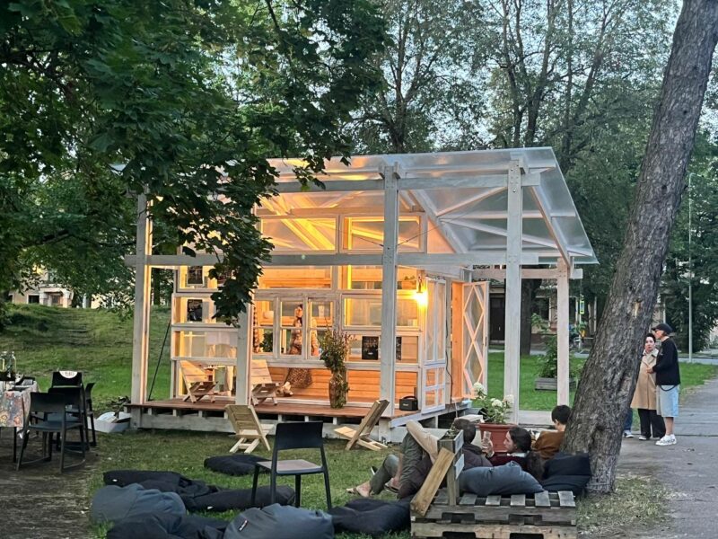 Kreenholm Community Garden season closing party at the new Green Gallery