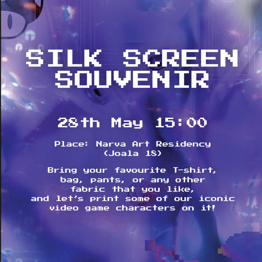 SILK SCREEN SOUVENIR |  WORKSHOP | finissage of VGA