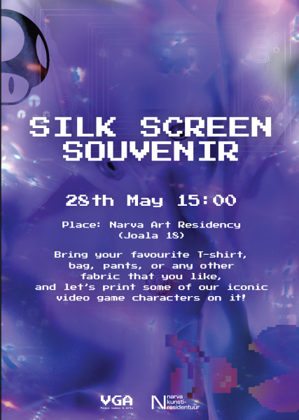 SILK SCREEN SOUVENIR |  WORKSHOP | finissage of VGA