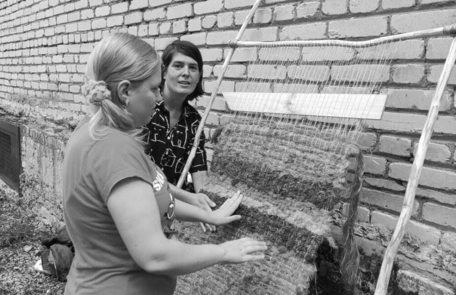 Vineta Gailite’s workshop on weaving