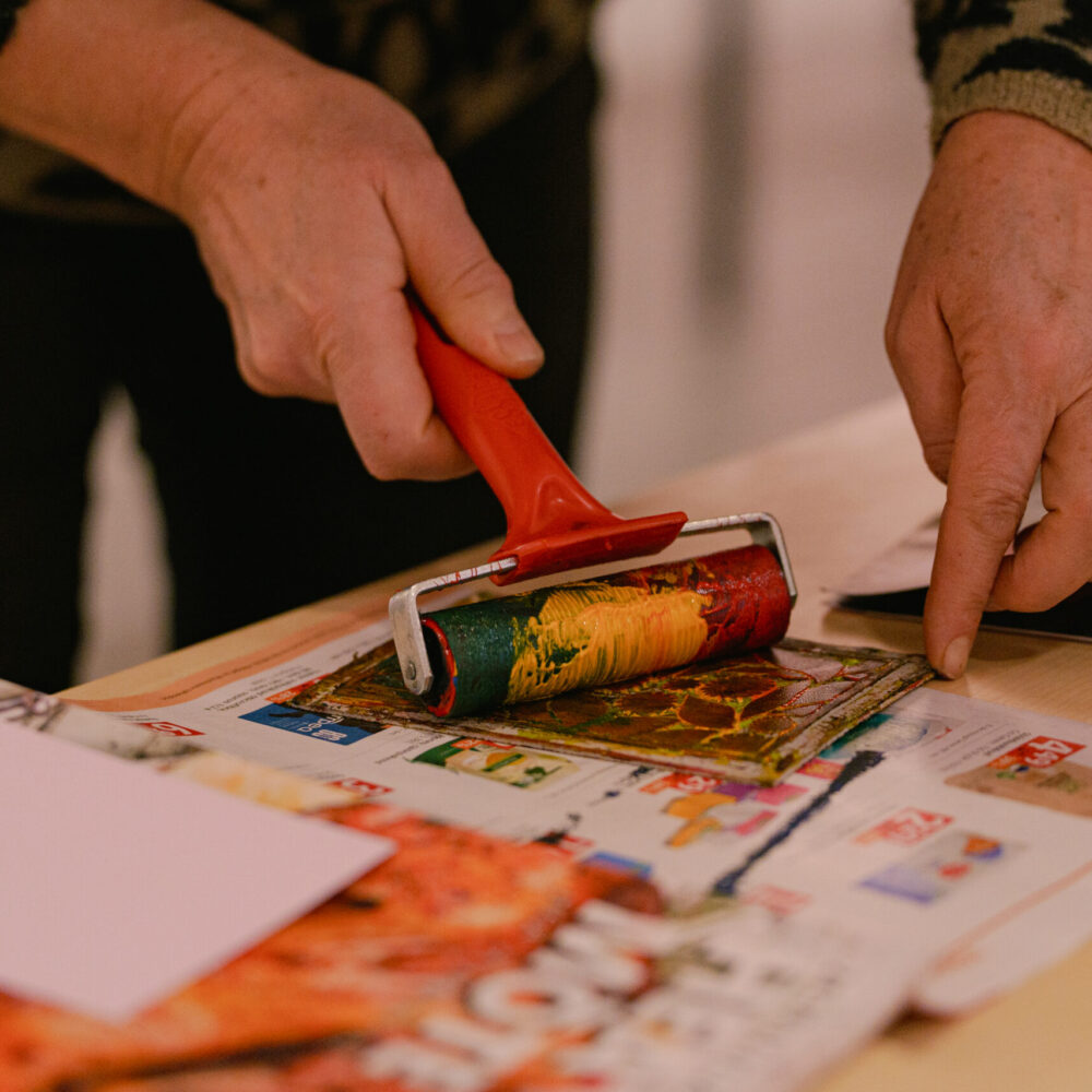 NART provides a Kreenholm postcard workshop for groups (by reservation)
