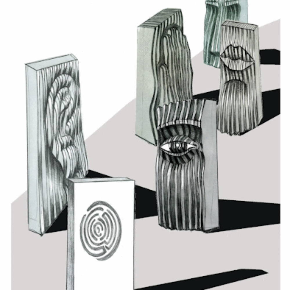 Серия скульптур „The Joy of Being Human” (2025)