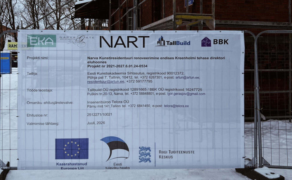 Renovation of the NART building and temporary operational changes